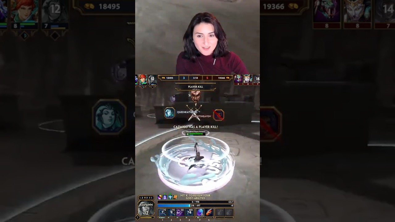 Lots of death. Lots of coping. | Smite 1 Slash - Arachne | #kathryndemedici on #Twitch