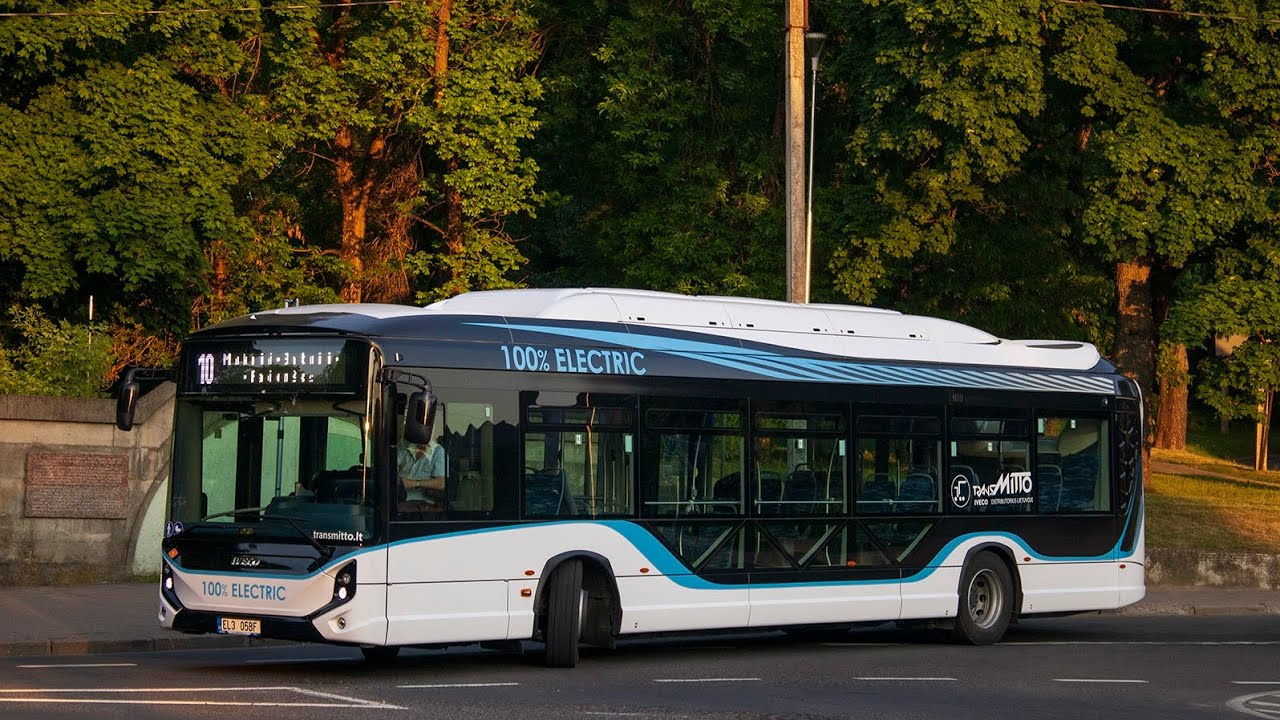 IVECO E-Way 12M test in Vilnius