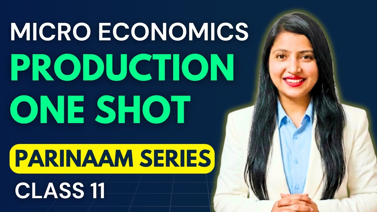 Production ONE SHOT - Full Chapter 🔥 | Class 11 Micro Economics | PARINAAM SERIES