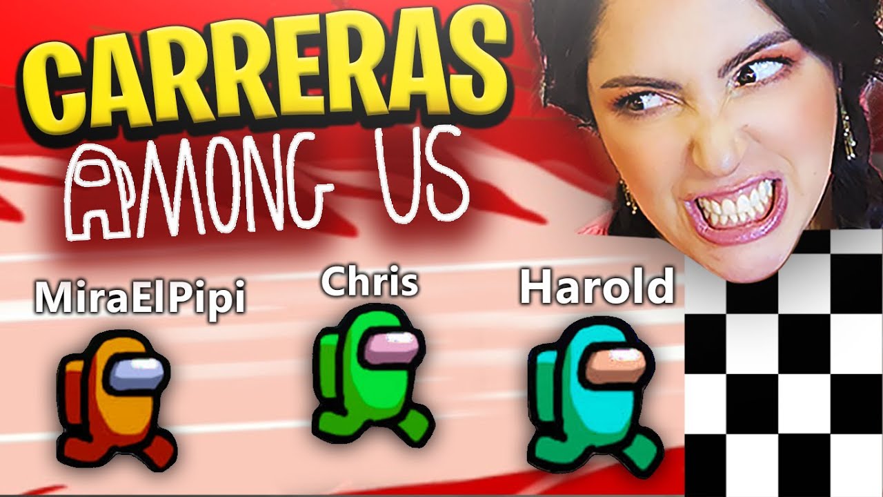 Si llegas Último Mueres! CARRERAS en Among Us 🔥 Nuevo Modo de Juego 😅 Sandra Cires Play