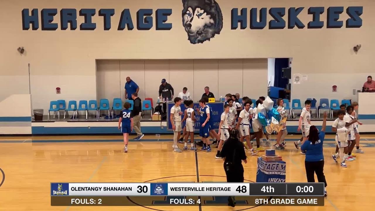 Olentangy Shanahan (30) vs. Westerville Heritage (48) - January 18, 2023 (8th Grade Game)