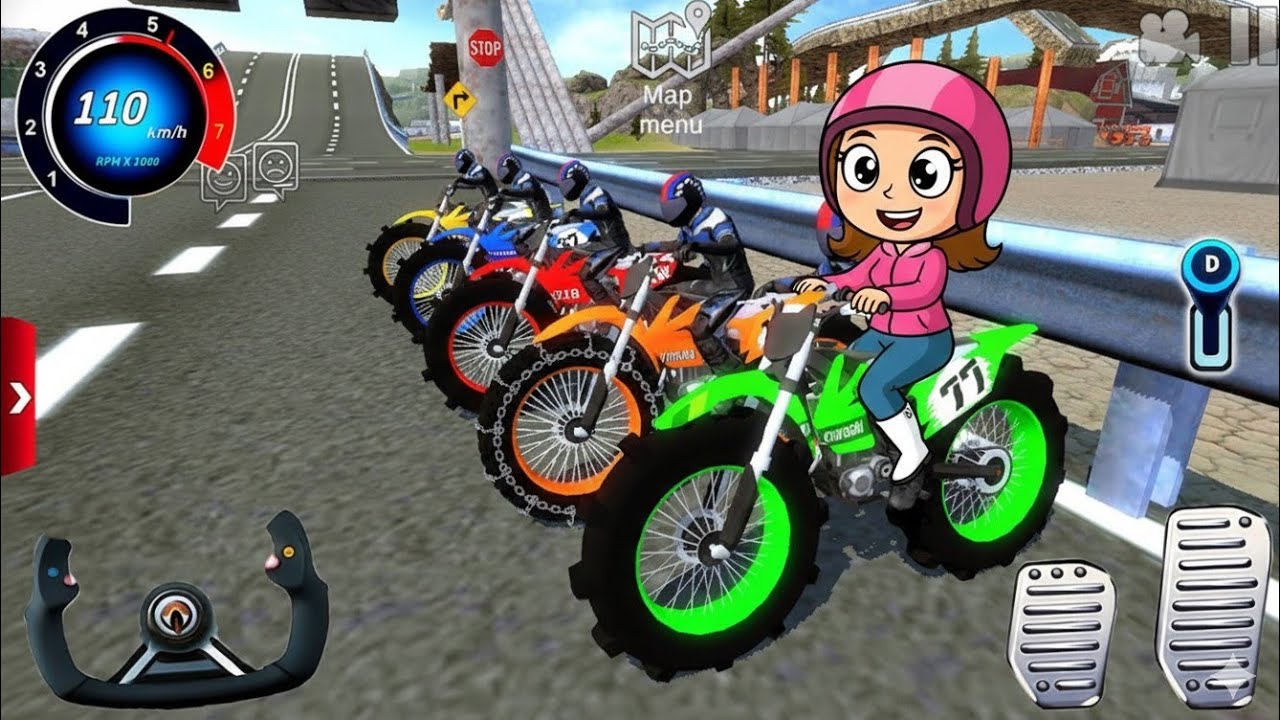 Motor Dirt Bike Stunt Racing Simulator 2026 - Off-Road Bike Driving 3D #2 - Android / IOS Gameplay