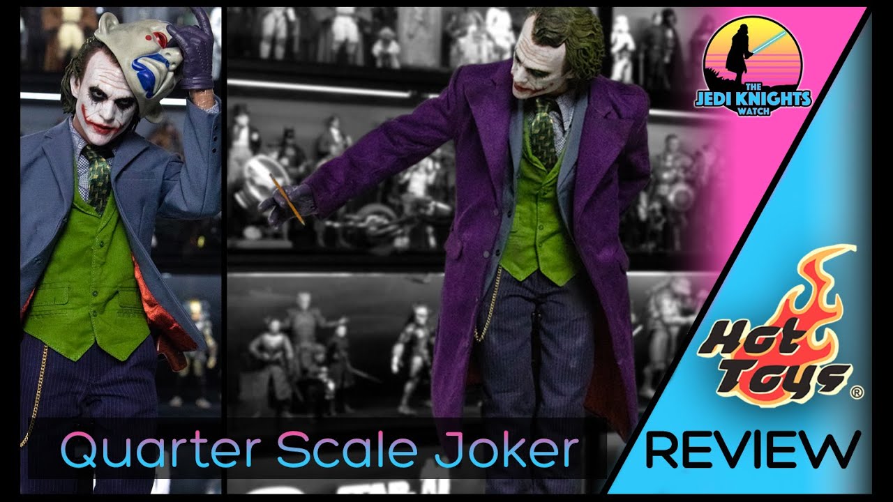 Hot Toys 1/4 Scale Joker The Dark Knight Unboxing & Review