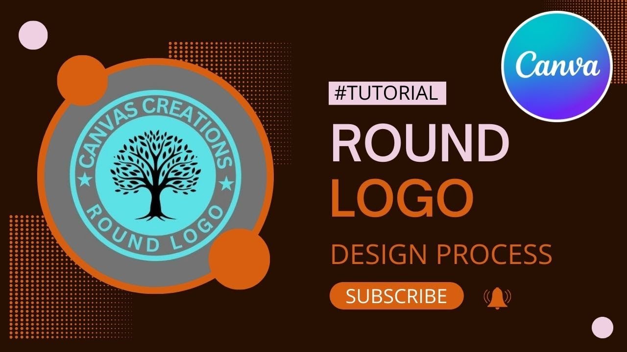 Creating a Round Logo with Canva | Easy Tutorial