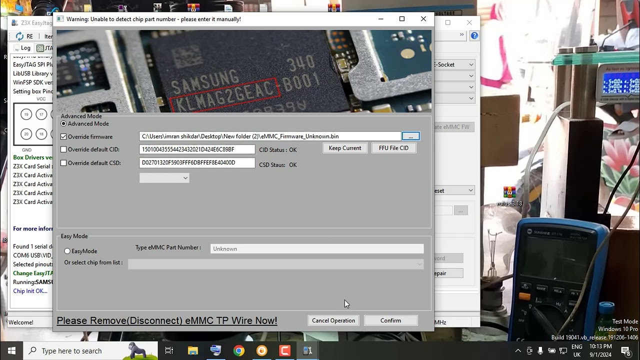 update eMMC FW File   KLMCG2UCTB   file 100tk 01716181835