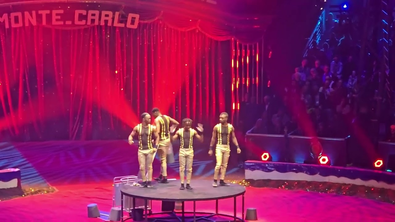 Hakuna Matata Acrobats Receive the Bronze Clown from Princess Stéphanie of Monaco  🥉🎪 .