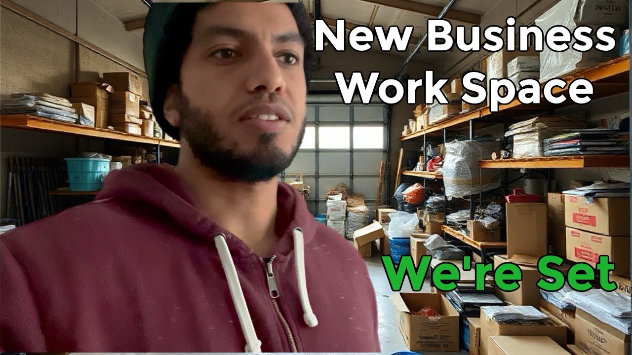 Finally set up my workspace in the house for my business