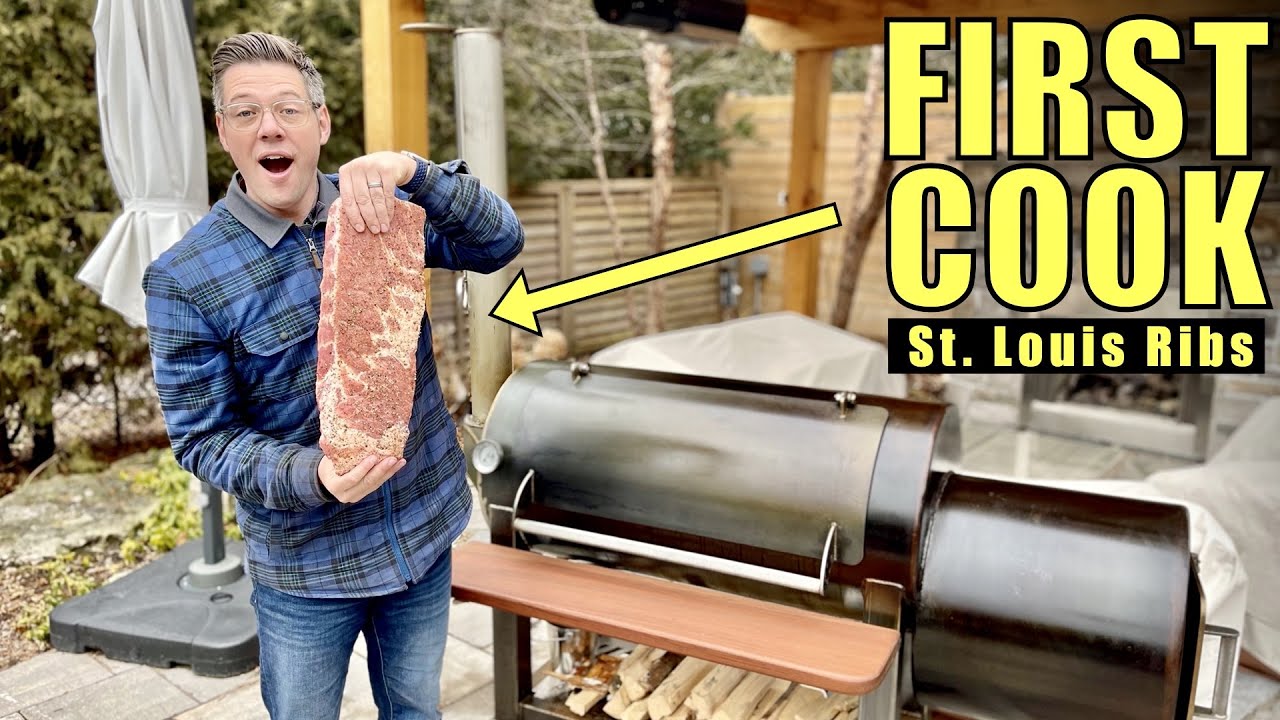 Offset smoker ribs, FIRST COOK on my backyard offset smoker