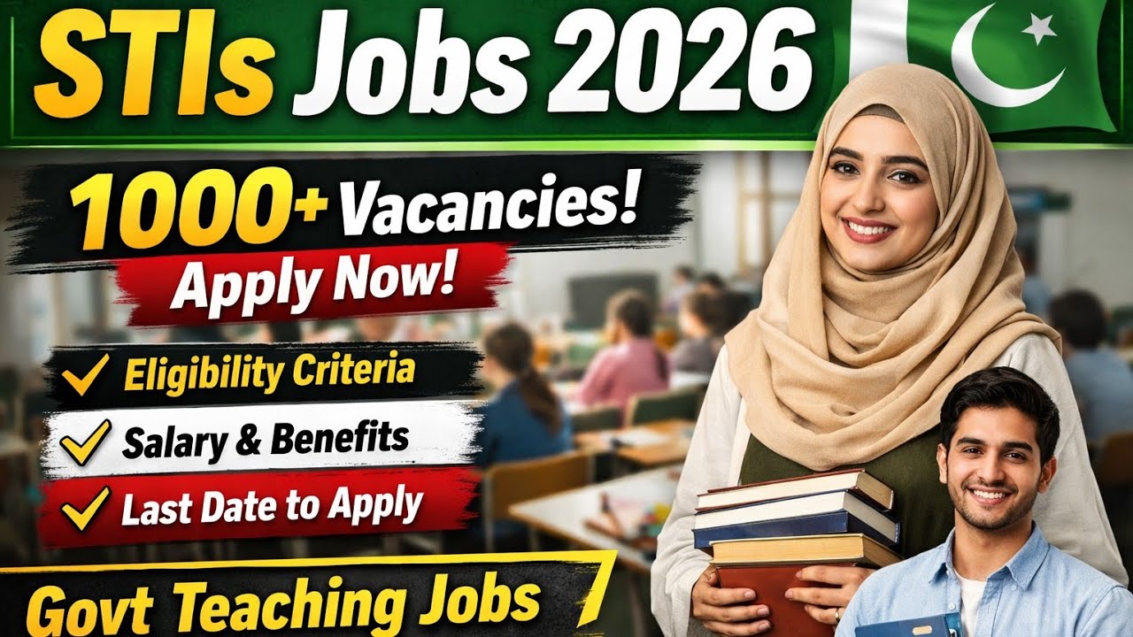 STIs Jobs 2026 | School Teaching Interns Punjab Apply Online