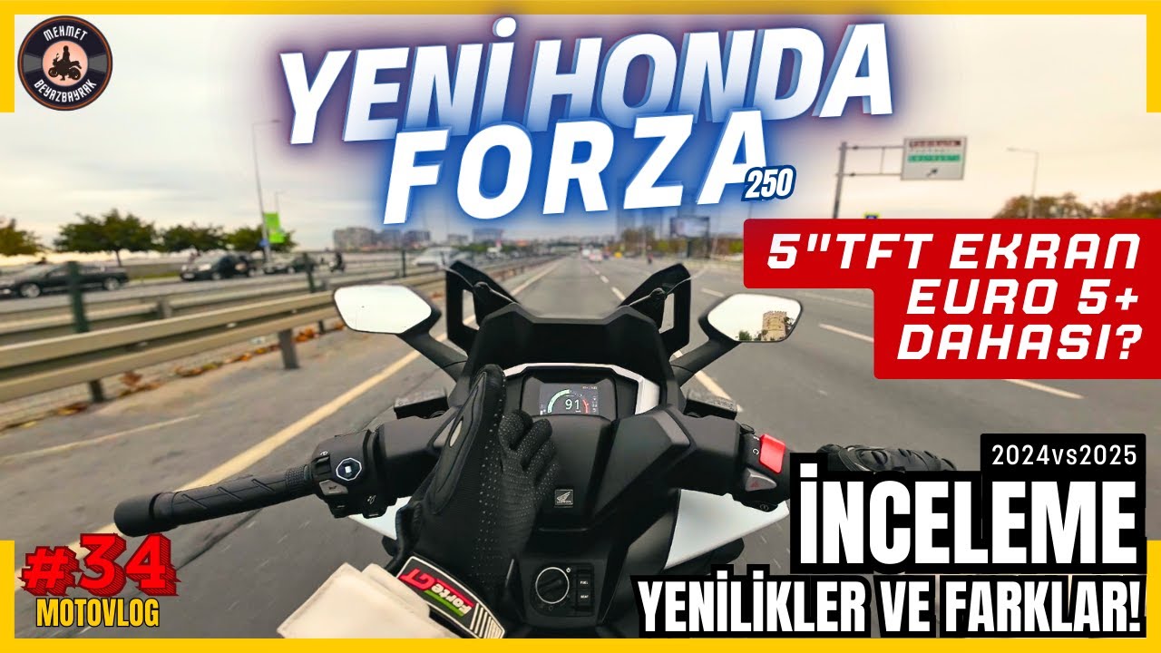 Yeni Honda Forza 250 2025 Model İlk Sürüş ve İncelemesi! | 2024 ile Farklar Neler? #forza250