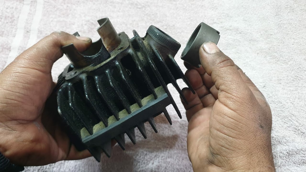 Yamaha YB100 Cylinder Ki Choori Slip Ho Jaey To Isko Kesy Theek Keya Jaey | Silencer Bend Leakage 