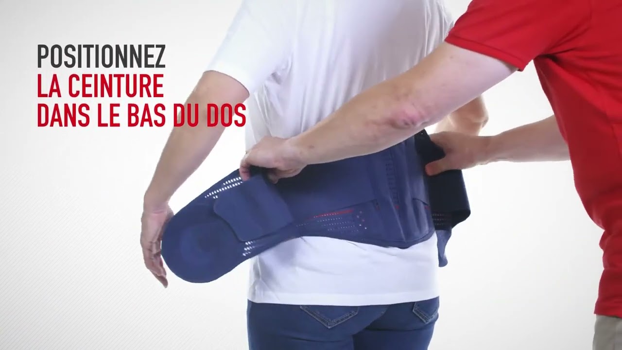Comment porter la Ceinture Lombogib Double Action Gibaud ?