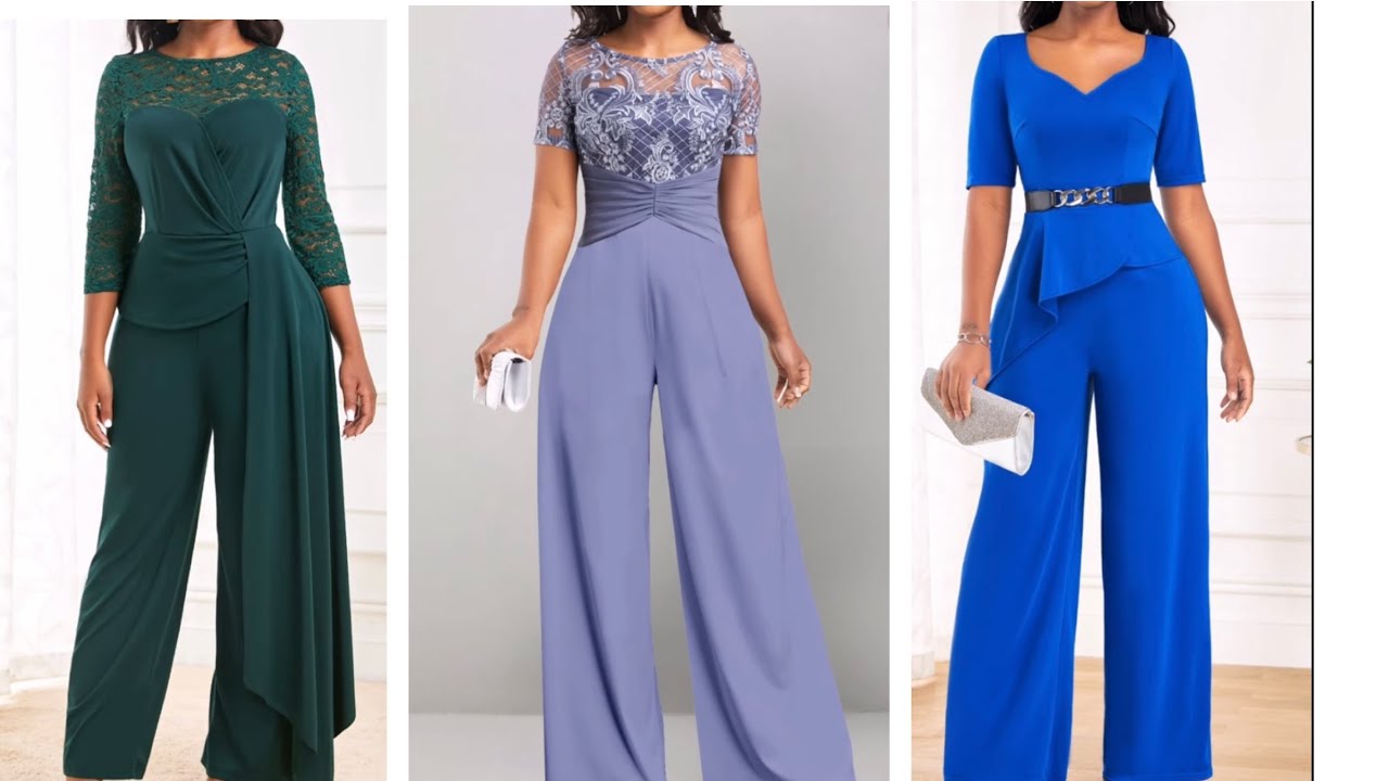 Tienes que tener uno de estos MONO   PALAZZO EN TALLAS GRANDES en tu closets / ideas para DAMA