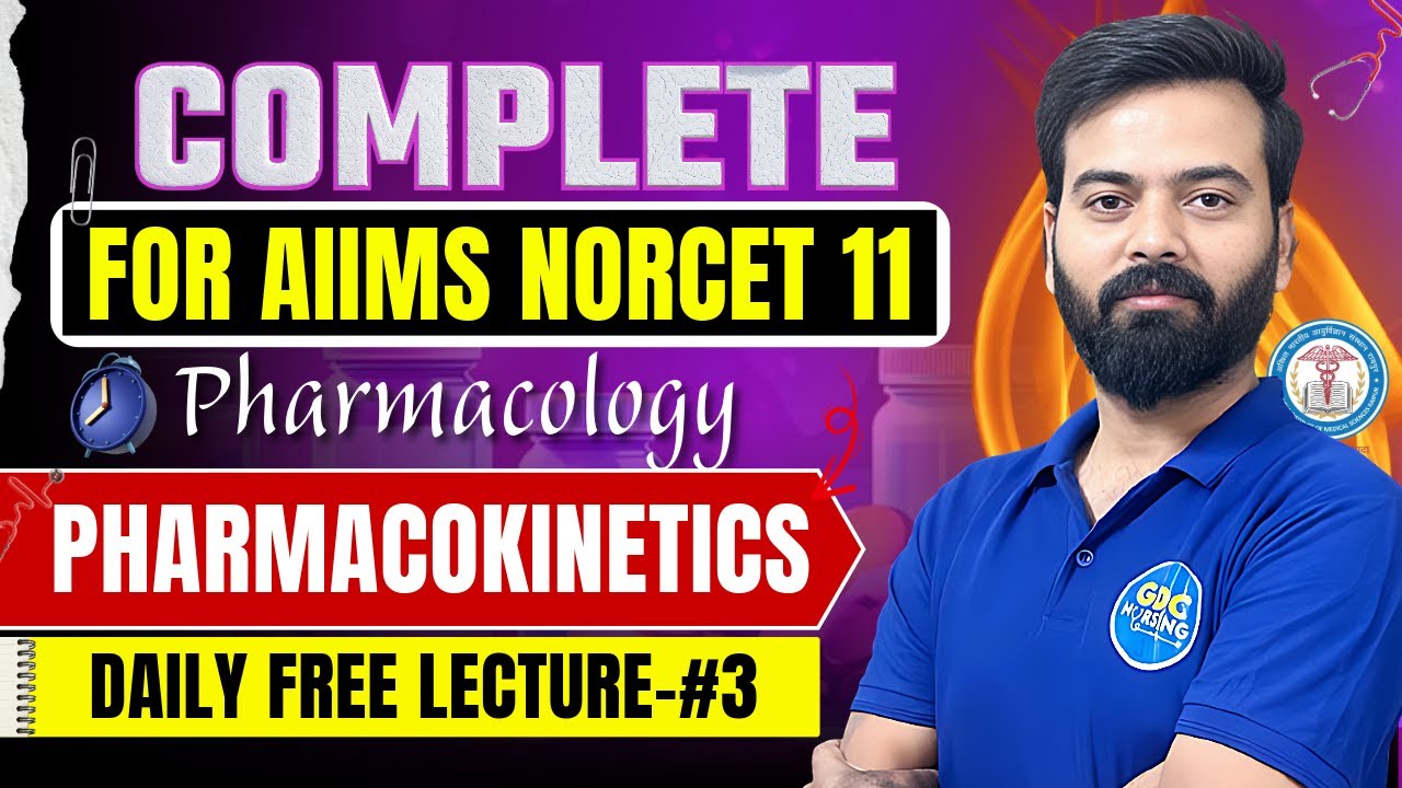 Norcet-11 Power Class | Pharmacokinetics | PHARMACOLOGY #gdcnursing #norcet