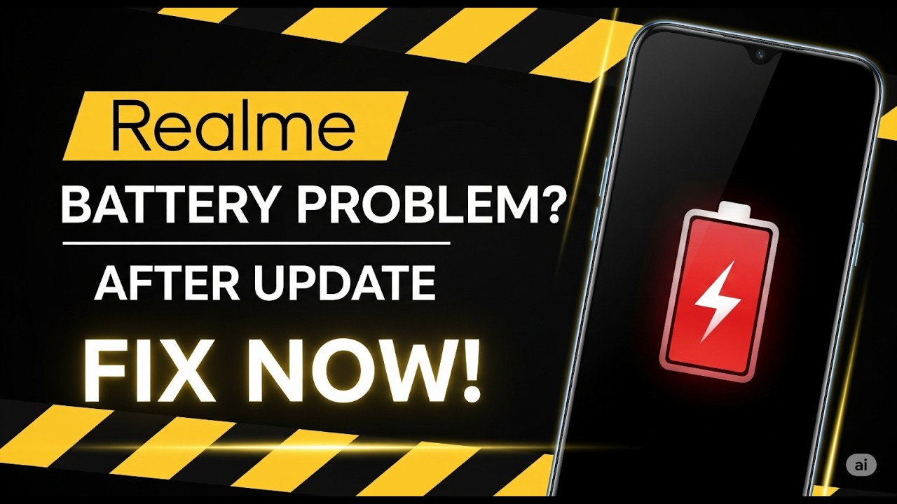 Realme Battery Draining Fast After Update? 🔋 Fix It NOW with These Settings!