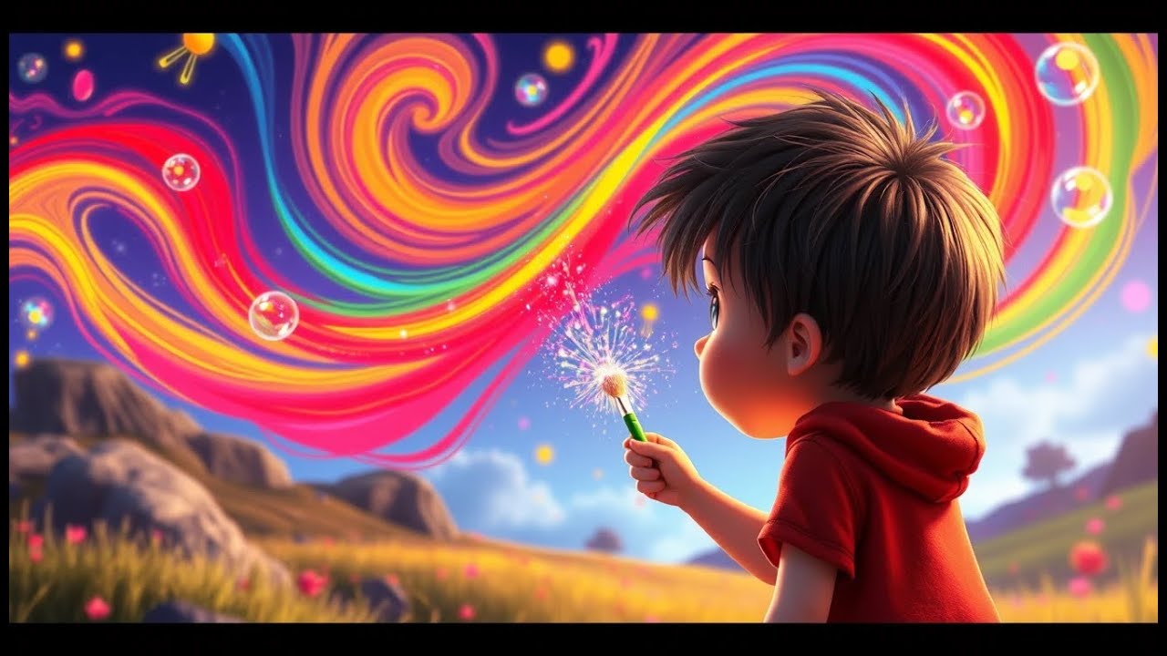 🎨The Magic Paintbrush Song! 🎶✨ A Colorful Adventure for Kids!