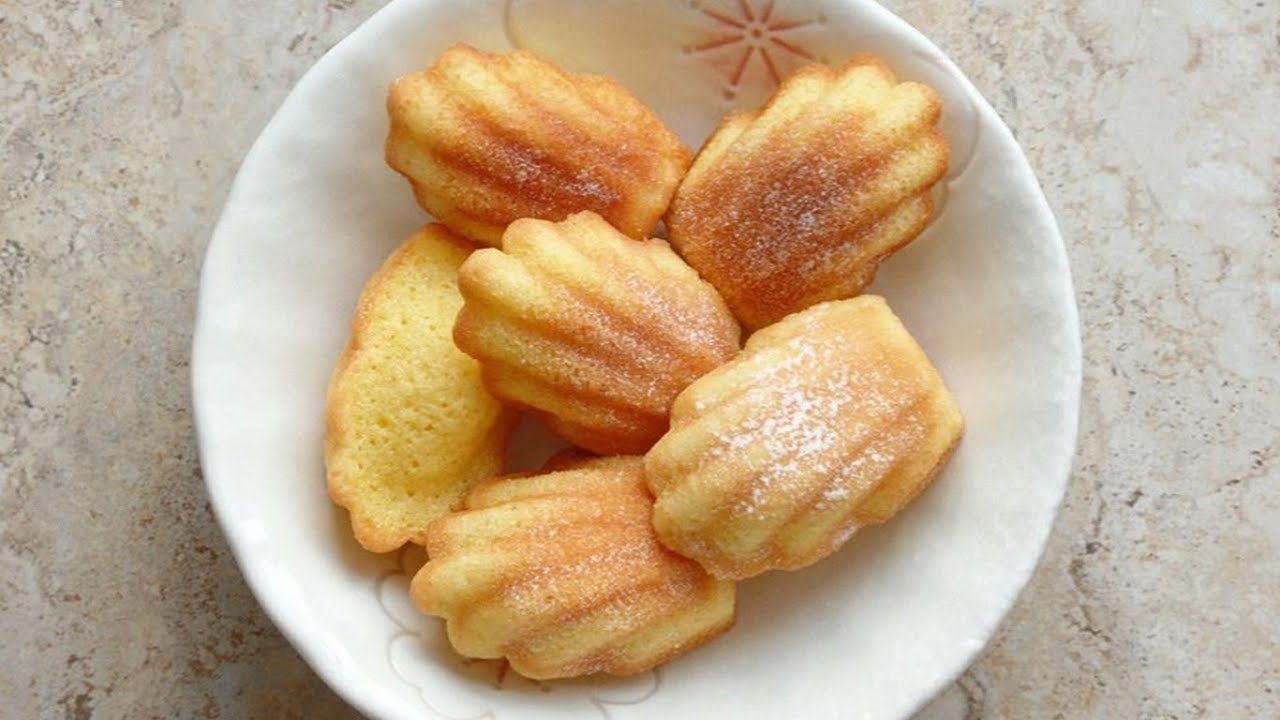 Madeleines de Limão Siciliano