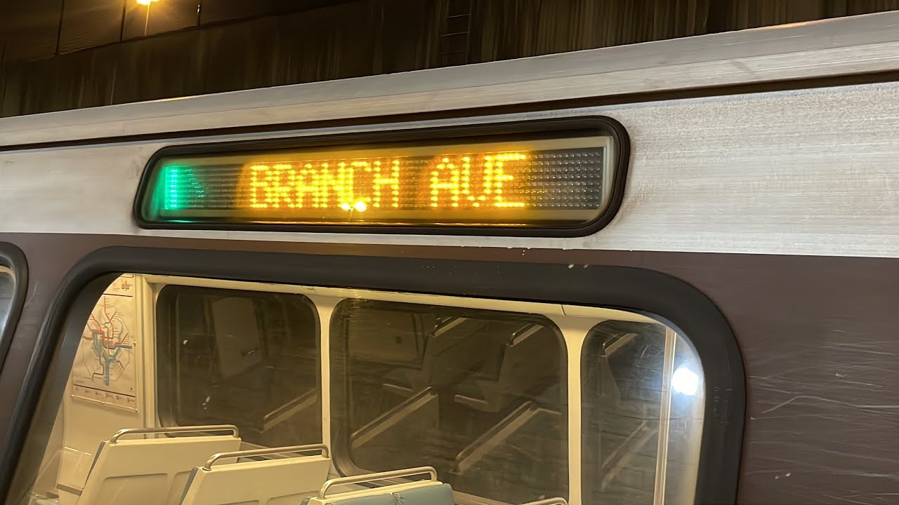 WMATA Subway: Breda 3k Series 🟢Green Line🟢 Train from Greenbelt to Branch Av