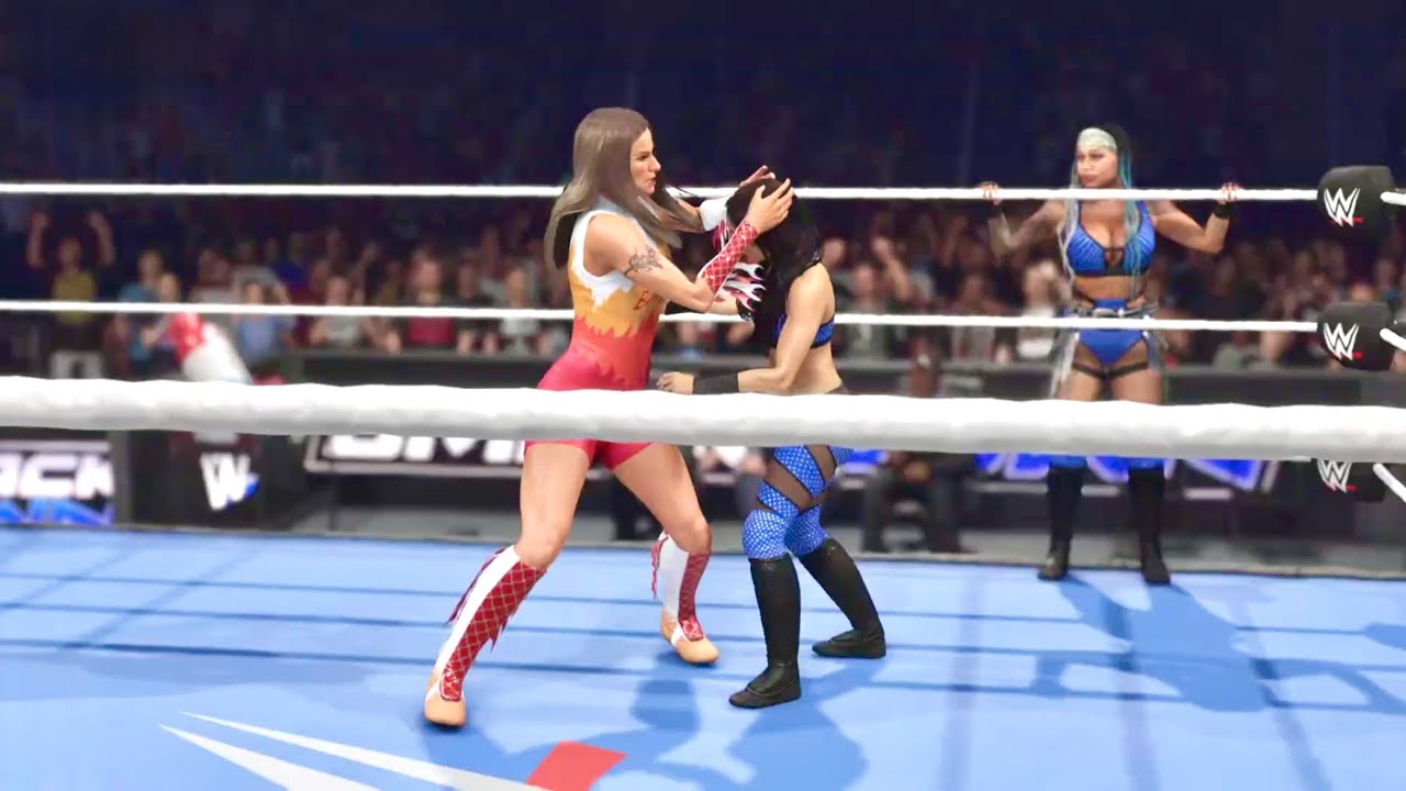 Alundra Blayze & Shayna Baszler Vs. Kayden Carter & Katana Chance: Tag Team Match - WWE 2K25 PS5