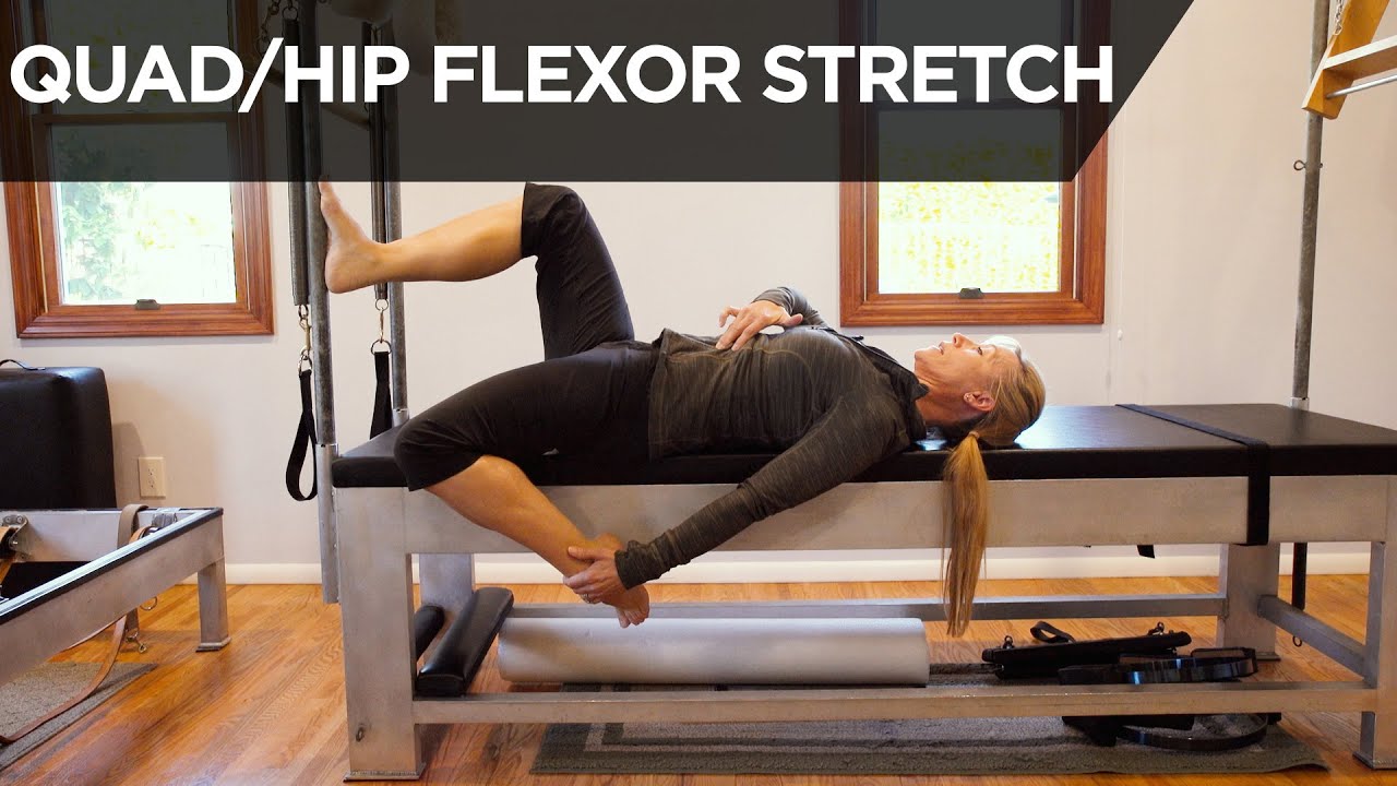 Pilates Technique: Simple Quad/Hip Flexor Stretch