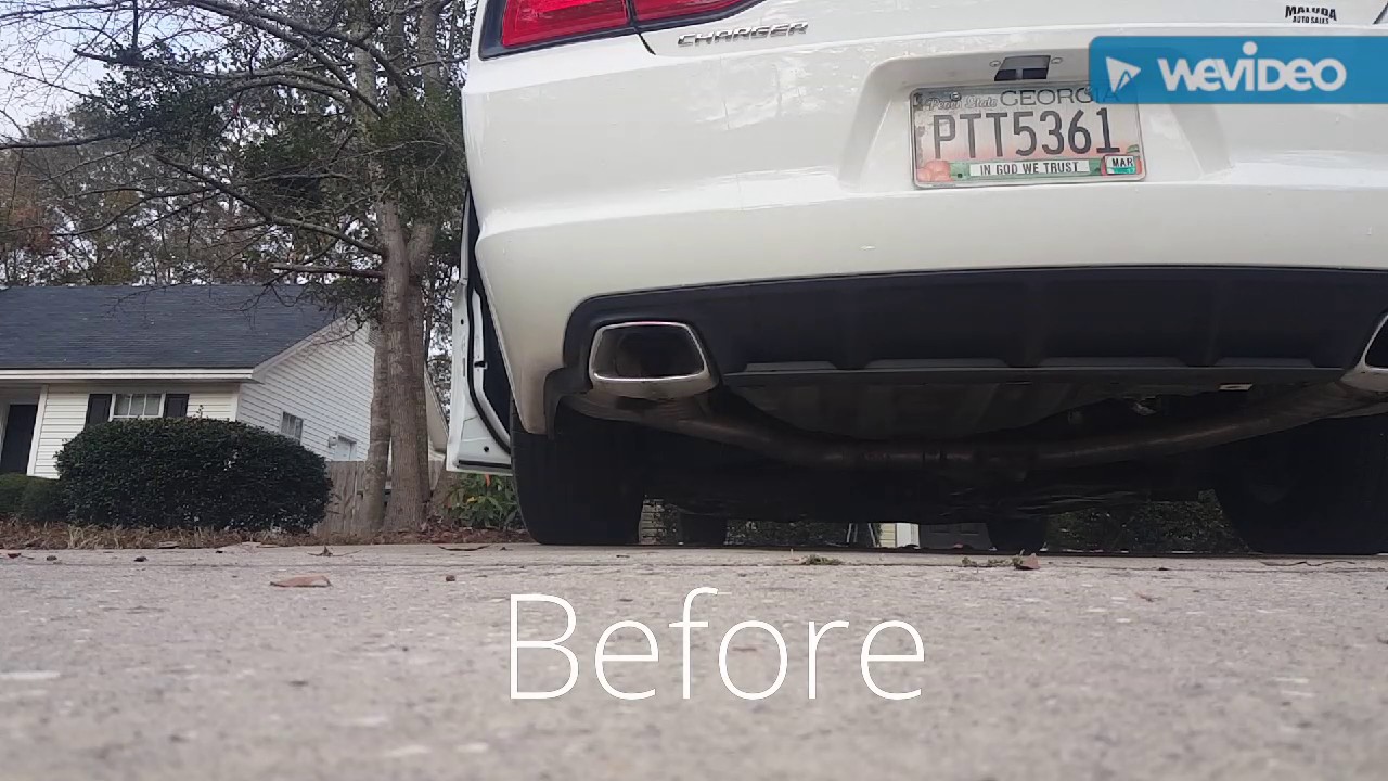 2014 Charger Se flowmaster 40s and reso delete