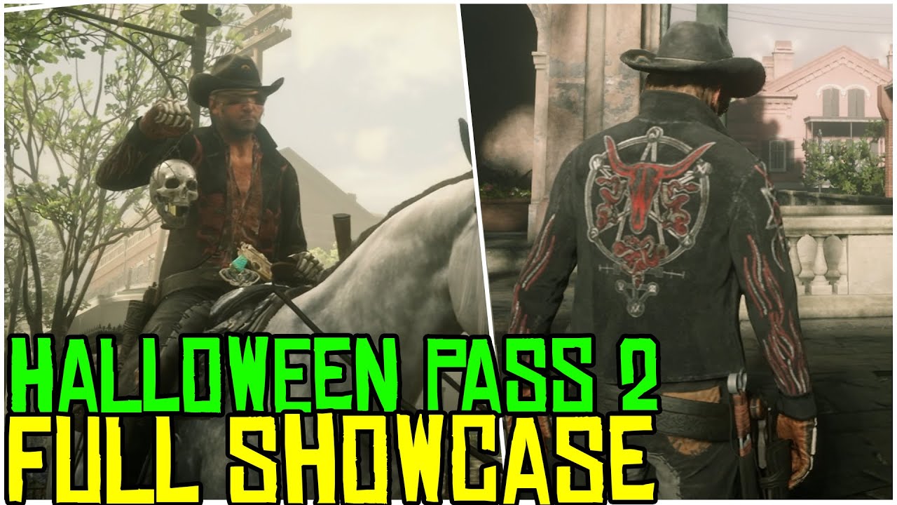 The Halloween Update Red Dead Online - Full Halloween Pass 2 Reward Showcase
