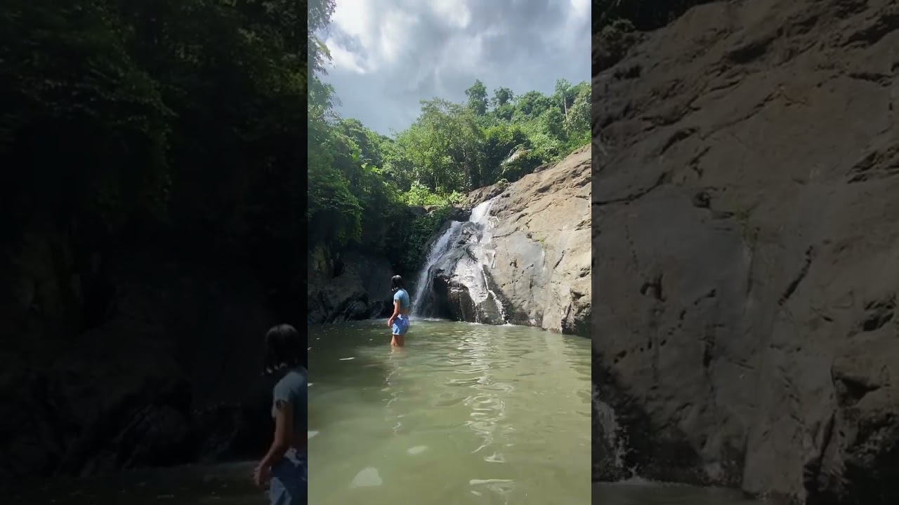 Super init tara sa Hinguiwin Falls sa Padre Burgos Quezon #shorts #fyp #makemefamous #iscp #falls