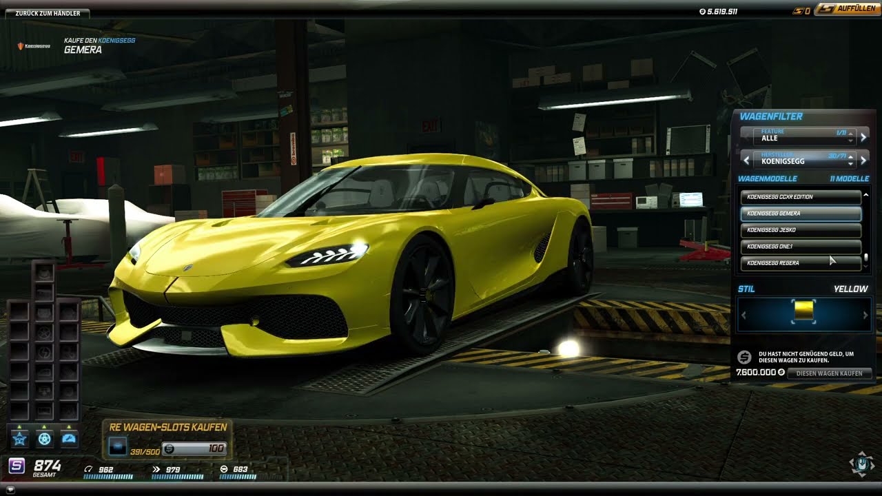 NEED FOR SPEED™ WORLD  Sparkserver Soap Box Race World (SBRW) All cars Januar 2023 + All versions