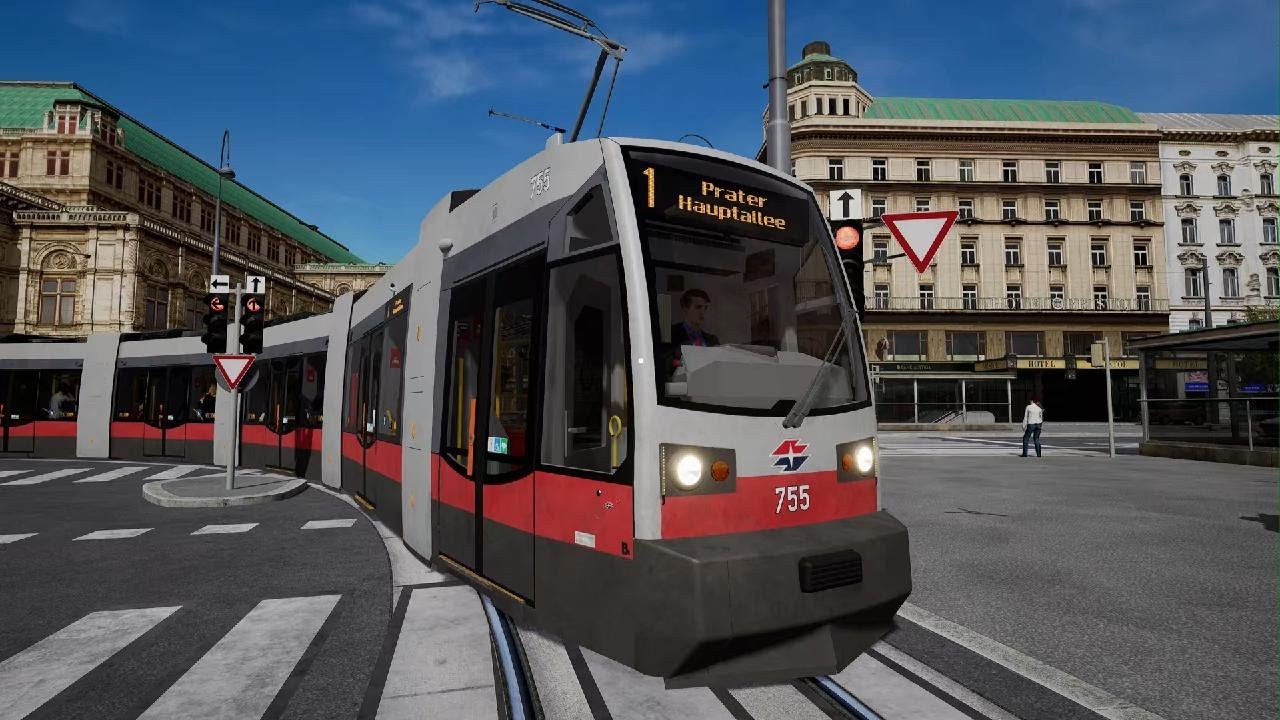 TramSim - Console Edition ULF Typ B Wien / Vienna PS5 Gameplay
