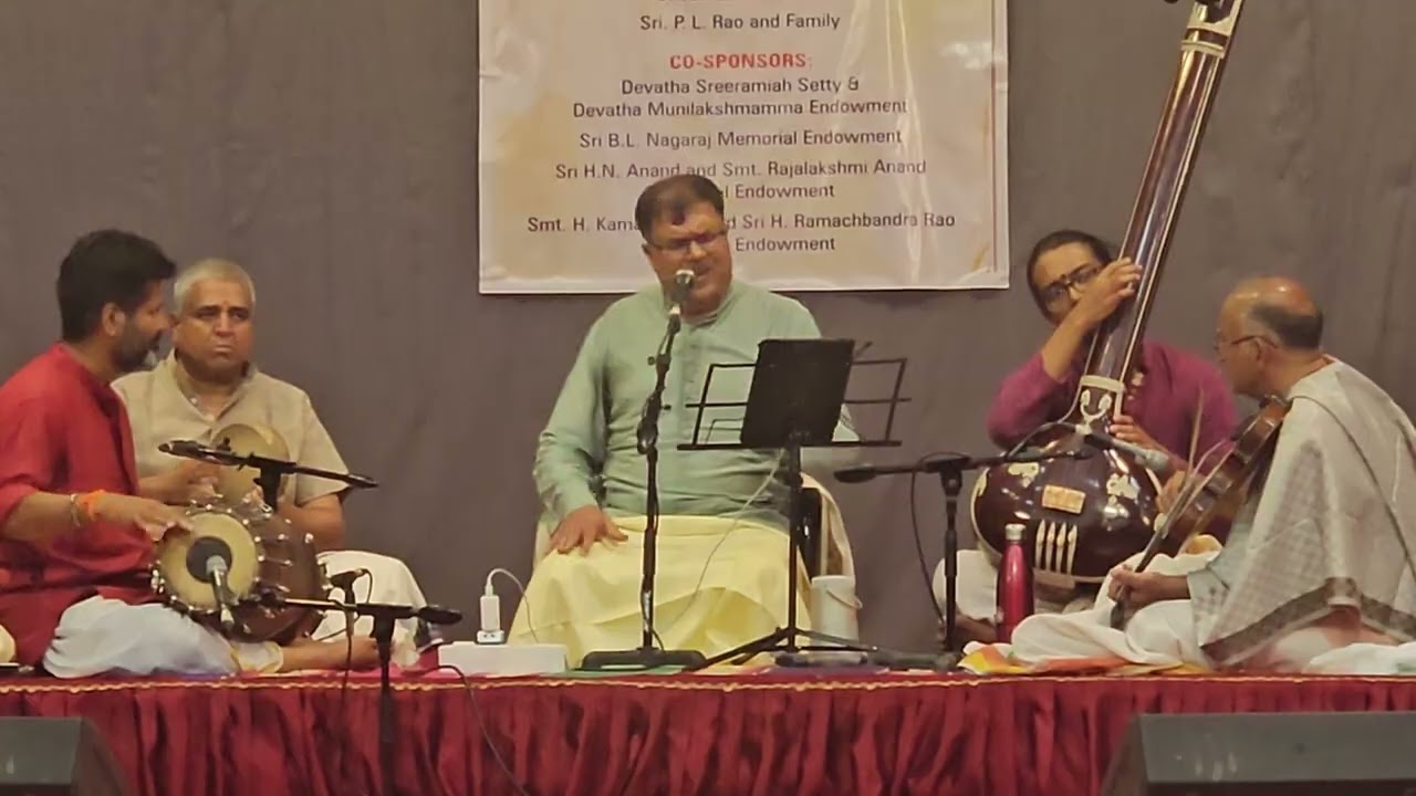 TV Ramprasad at Gayana Samaja Bengaluru 