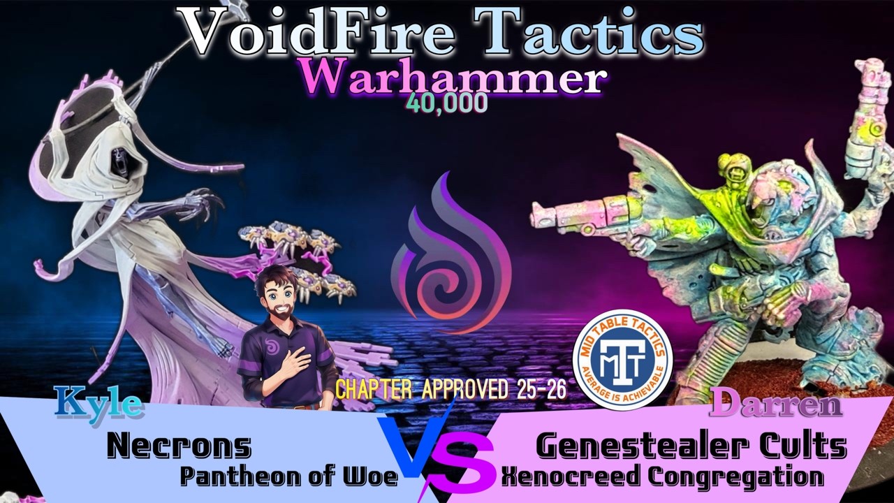 Warhammer 40k 2025-26TP Battle Report: Necrons vs. Genestealer Cults