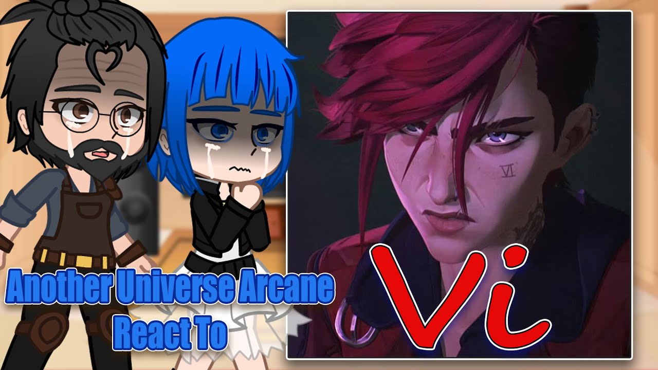 Arcane another universe React to Vi & Jinx| Gacha Club | Full Video