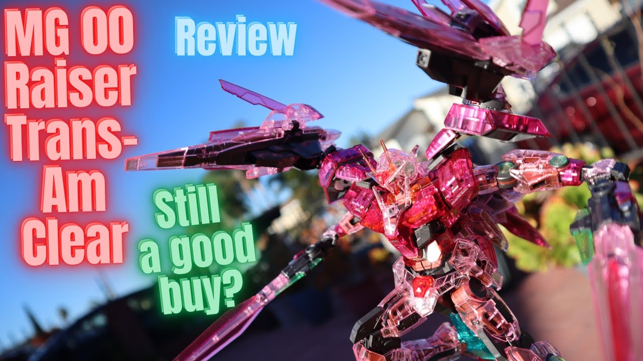 MG 00 Raiser Trans-Am Clear - Review! Still a good model kit to have?