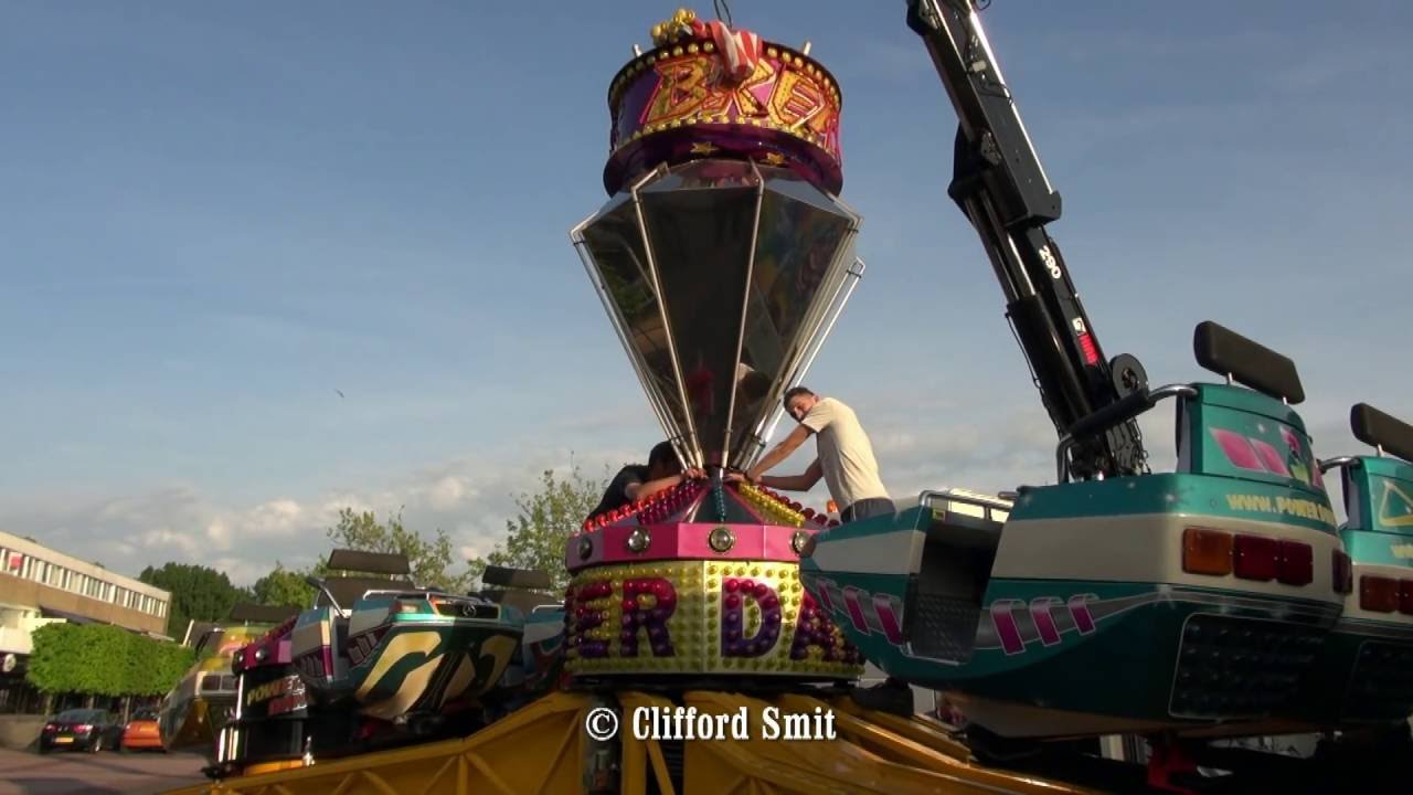 Kermis Heerhugowaard 2016 Transport en opbouw Deel 3