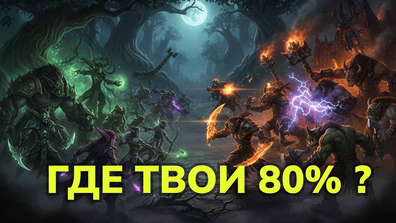 СИЛЬНЫЙ СЛАБЫЙ ОРК | МОНСТР С 80% ПОБЕД ПОПАЛСЯ В 1х1 WARCRAFT 3