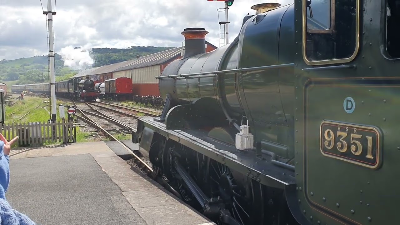 Betton Grange enters Winchcombe Station