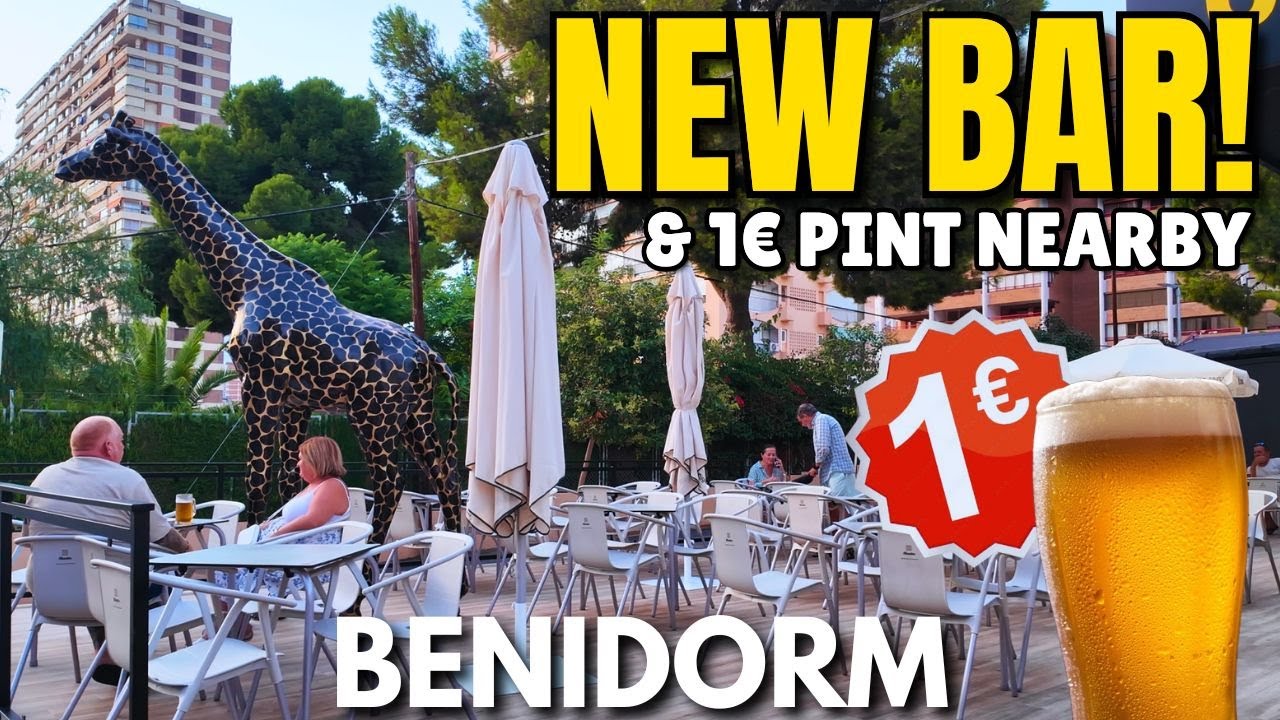 Benidorm’s *NEW* Bar You Can’t Miss & €1 Pints Around the Corner! 🍺