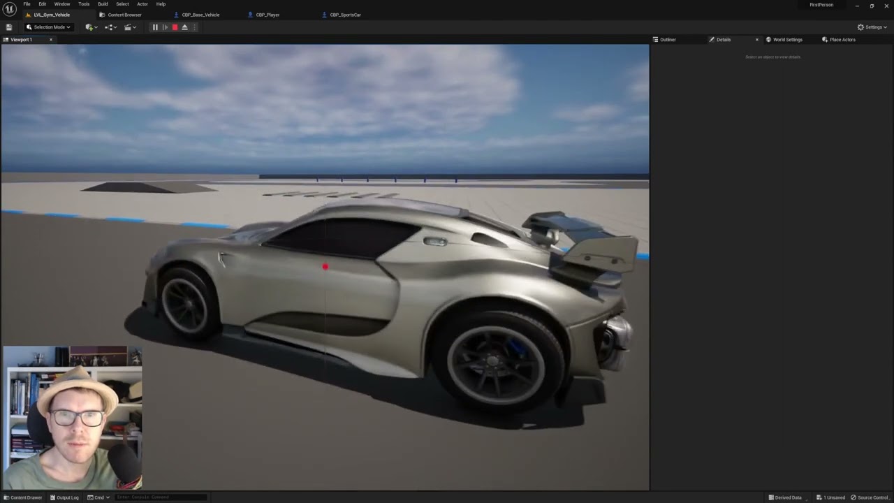 11 - FPS - UE5 - Adding Vehicle. Cleaning up Car Exit Scripts