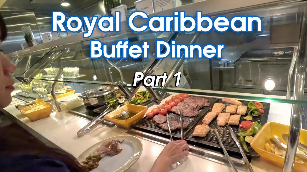 Royal Caribbean Buffet Dinner: Part 1 - Welcome Aboard, Indian & Italian Theme