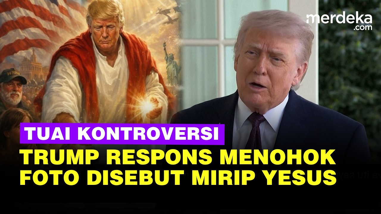 Respons Donald Trump Soal Unggahan Foto Dirinya Mirip Sosok Yesus hingga Tuai Kontroversi