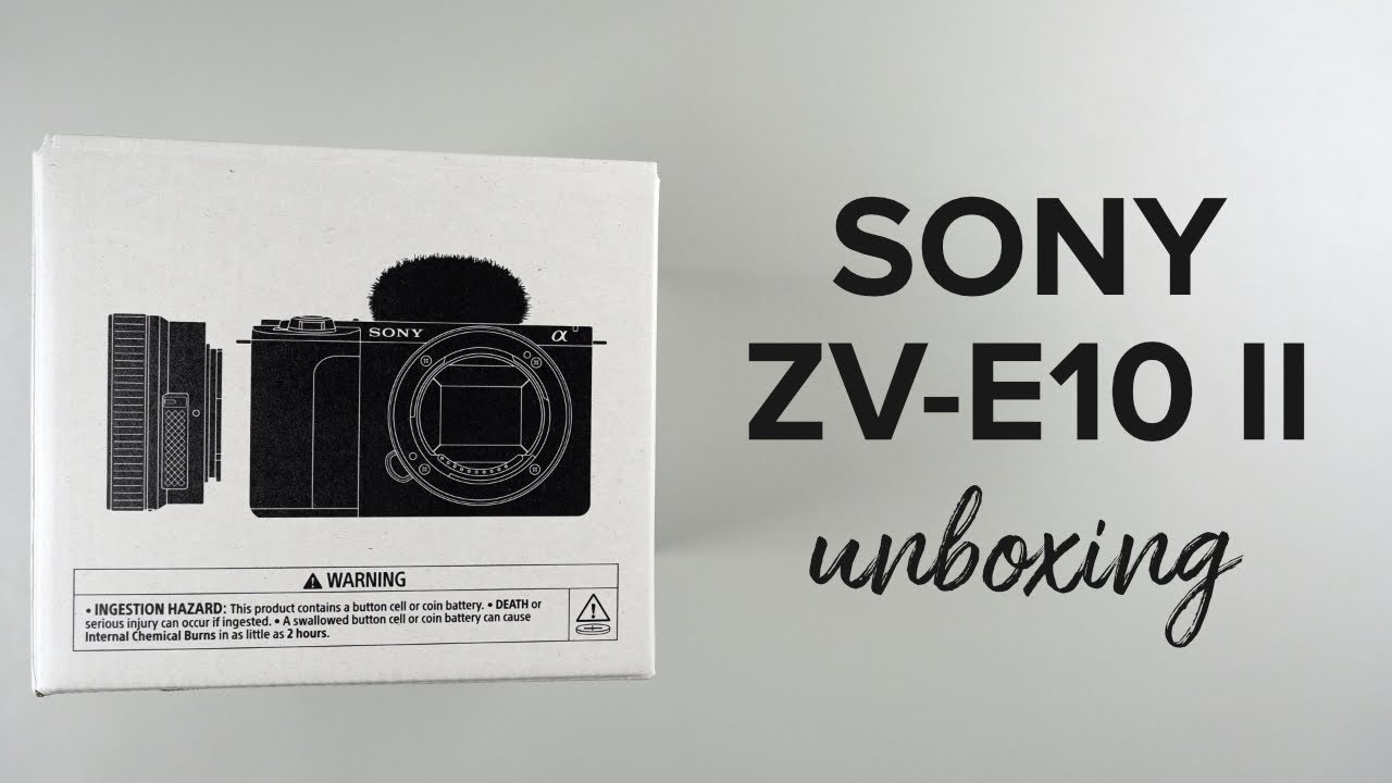 Sony ZV-E10 II Unboxing and Initial Setup (with NEW Kit Lens)