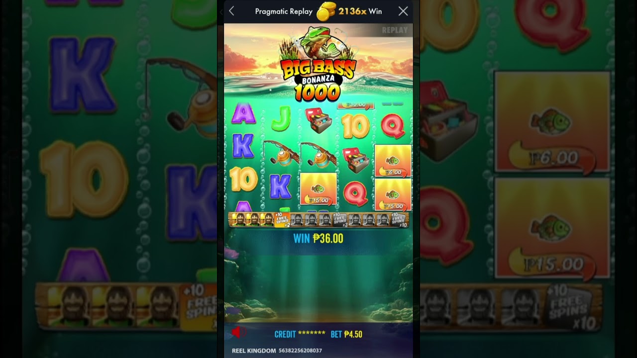 I hit the biggest fish in BigBass Bonanza 1000, they said it was impossible #slot #pragmaticplayslot
