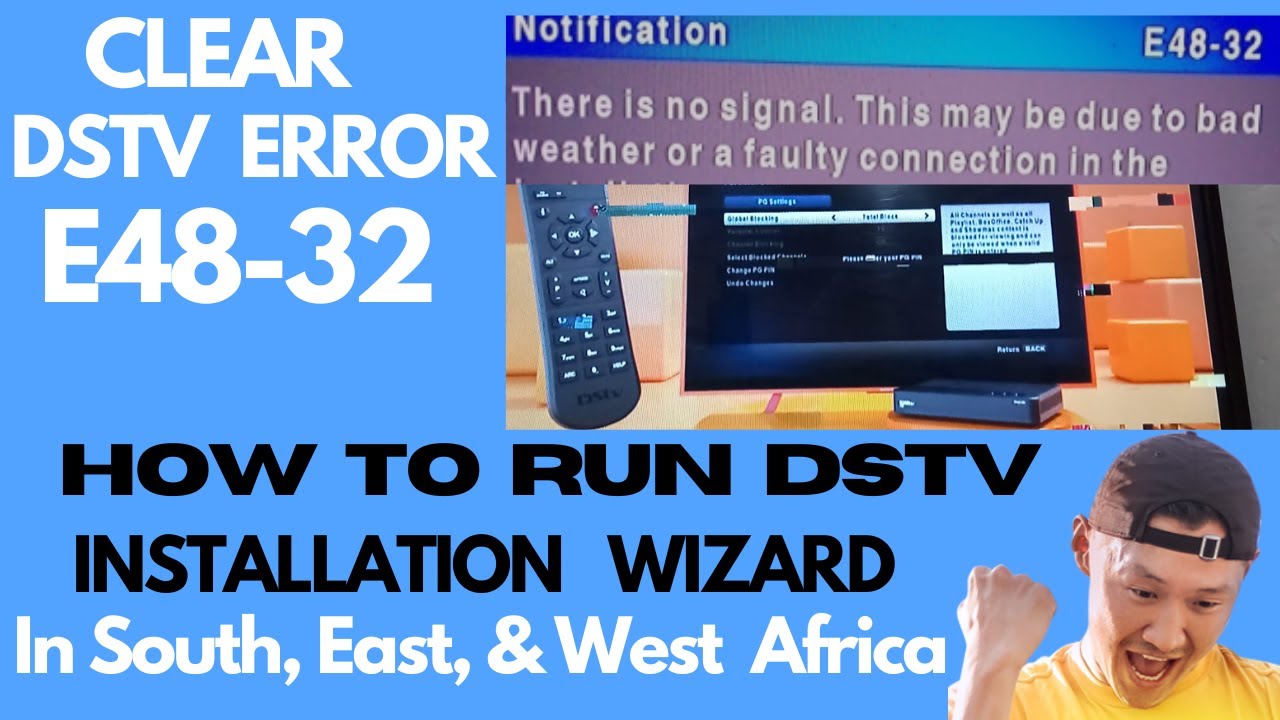How to Restore Missing DStv Channels | How to Run Installation Wizard (South, East & West Africa)