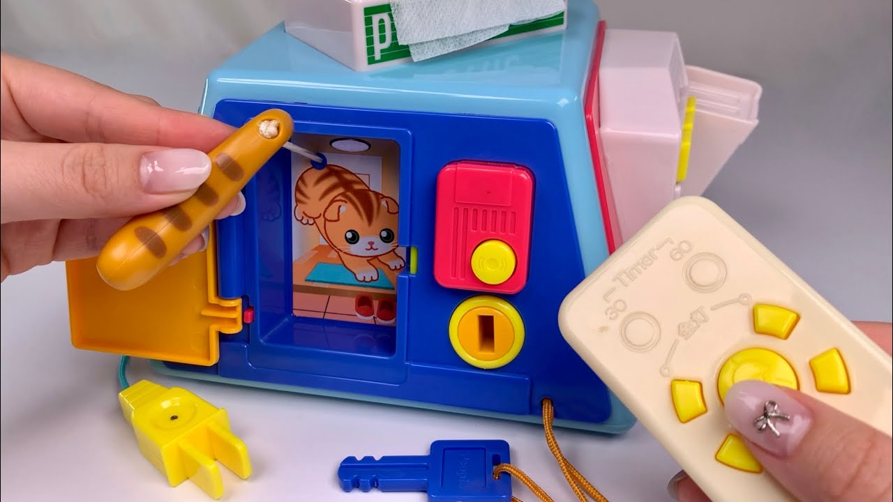[🐰toy asmr🐰] Big Fidget Board Toy ASMR Cute Cat fidget toys 피젯보드 Satisfying with Unboxing No talking