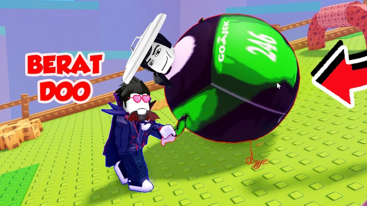 OBBY KOCAK KERJASAMA DORONG ODO BULAT DI ROBLOX!!!