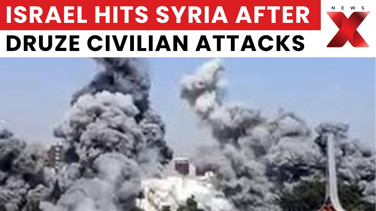 Syria Military Sites attacked:Israel Strikes Syrian Military Sites, Cites Attacks On Druze Civilians