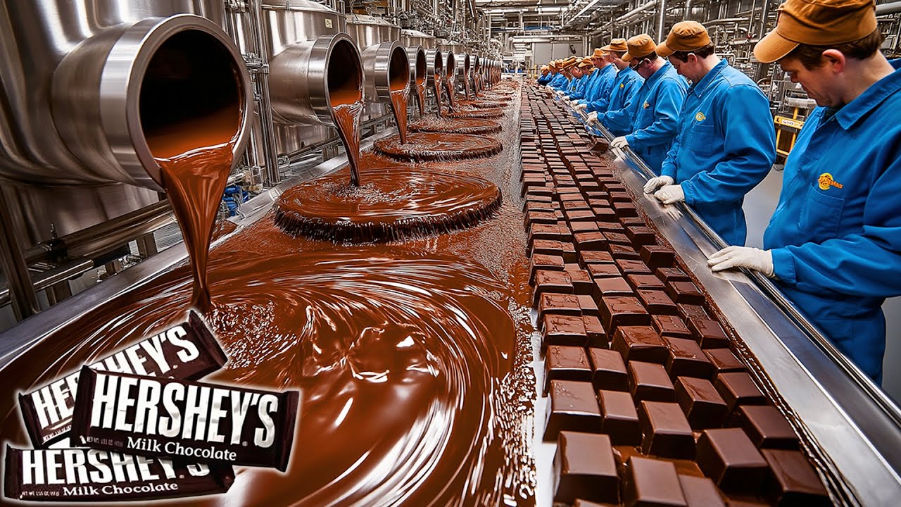 HOW IT'S MADE: Hershey's Chocolate 🍫🍫🍫 Captain Discovery