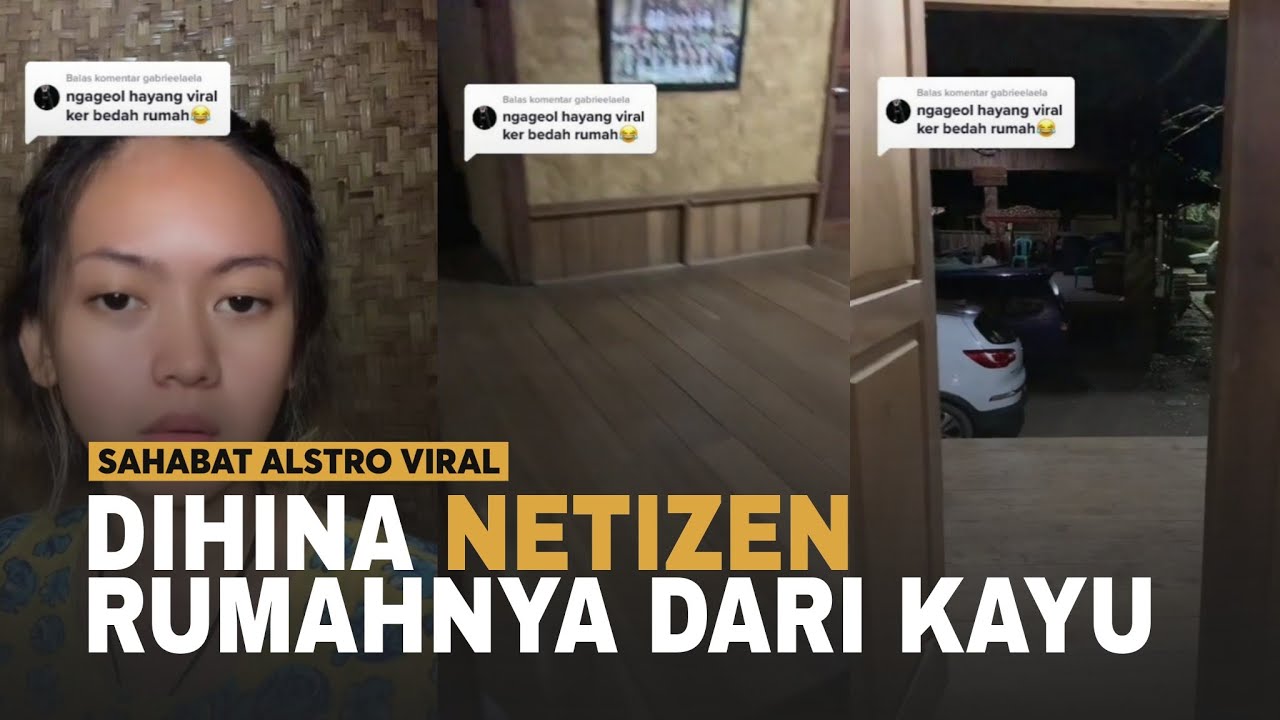 DIHINA NETIZEN Rumahnya Dari Kayu, Ternyata Keluarga Wanita ini Orang Terpandang Di Sukabumi.
