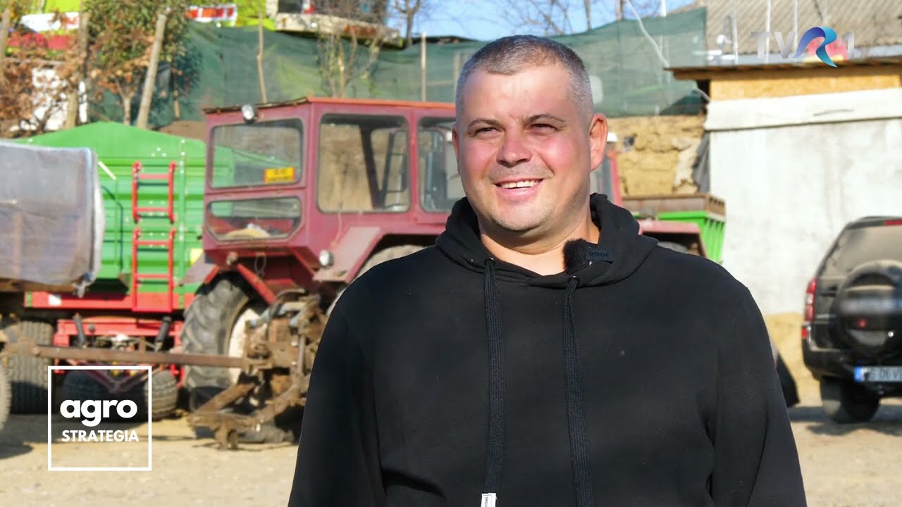 Costel Venin s-a întors acasă din străinătate pentru a dezvolta ferma pornită de tatăl său