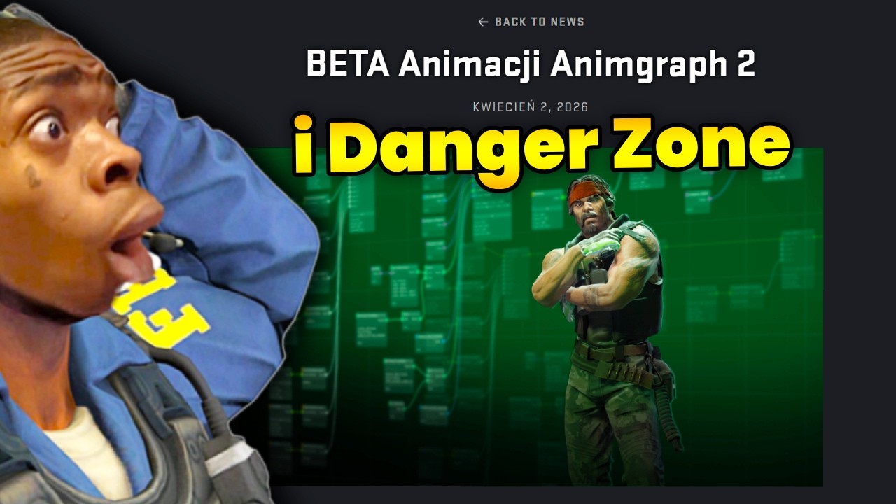 CS2 AKTUALIZACJA - ANIMACJE Animgraph 2 na TPP i **LEAKI** z Danger Zone? 🤔